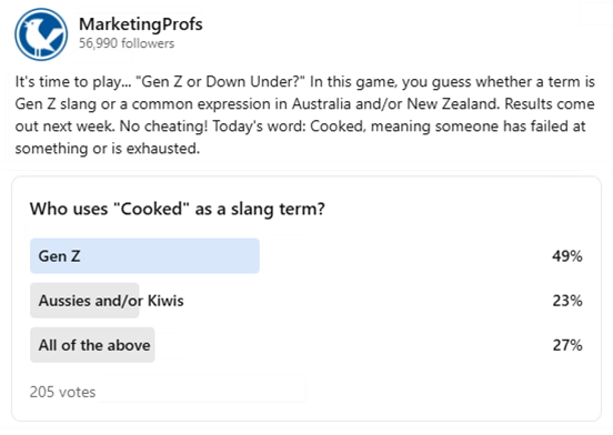 Community Poll Results