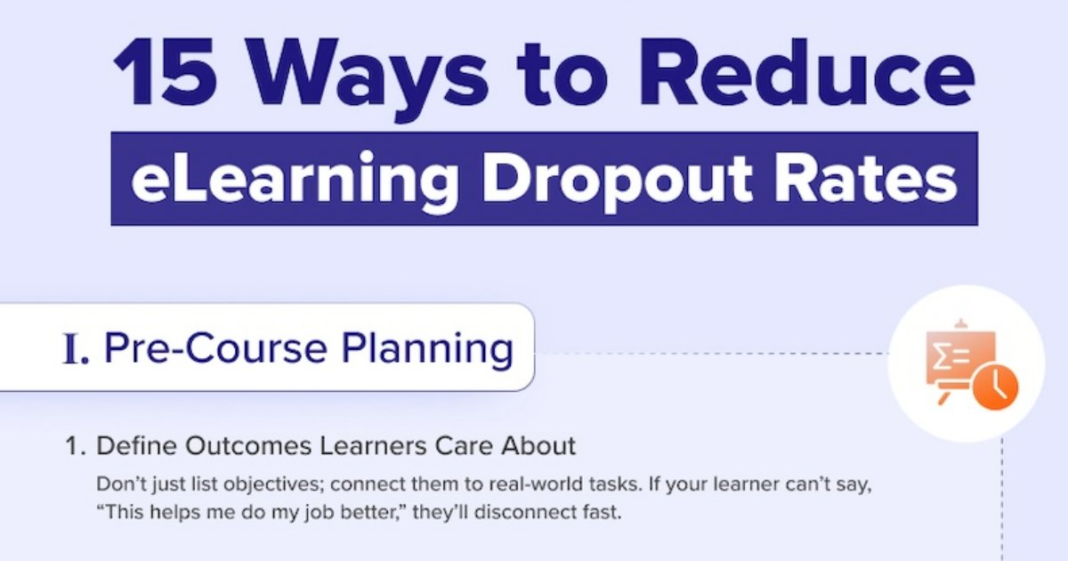 15 Ways to Reduce Online Training & Learning Dropout Rates
