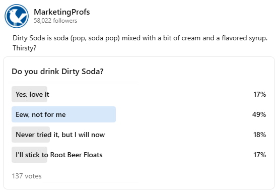 Community Poll Results