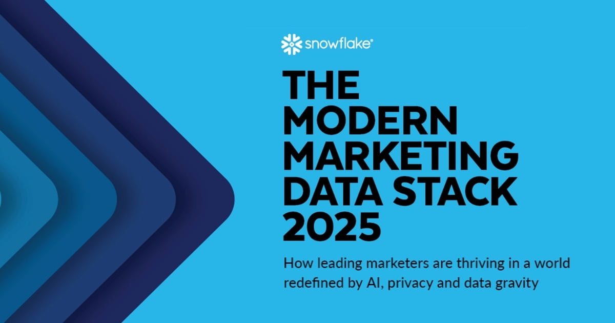 The Modern Marketing Data Stack